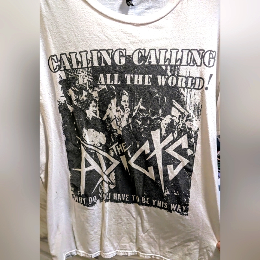 The Adicts official band merch punk t-shirt